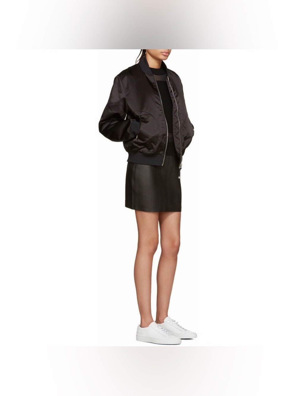 Mackage Alva 100% Lamb Leather Mini Skirt